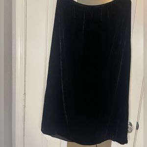 Velvet Maxi skirt